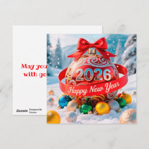 Festive New Year 2026 holiday
