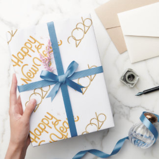 Festive New Year Gift Wrap for Celebrations