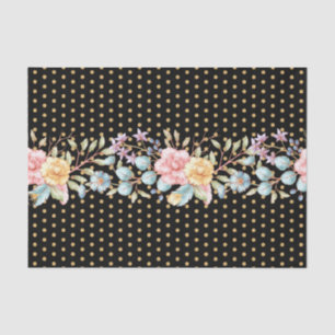 Festive Night Blooms Tissue Paper