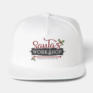 Festive North Pole Santa's workshop  Snap Back Hat