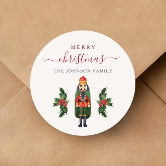 Festive Nutcracker Merry Christmas