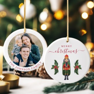 Festive Nutcracker Photo Christmas