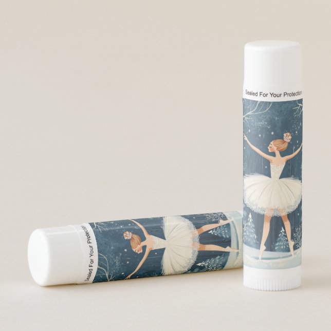 Festive Nutcracker Snow Queen Lip Balm (Front)