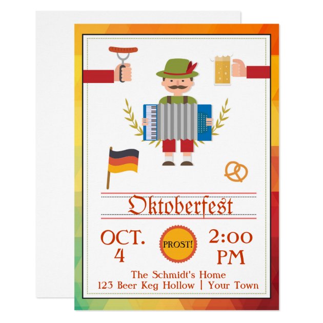 Festive Oktoberfest Invitation