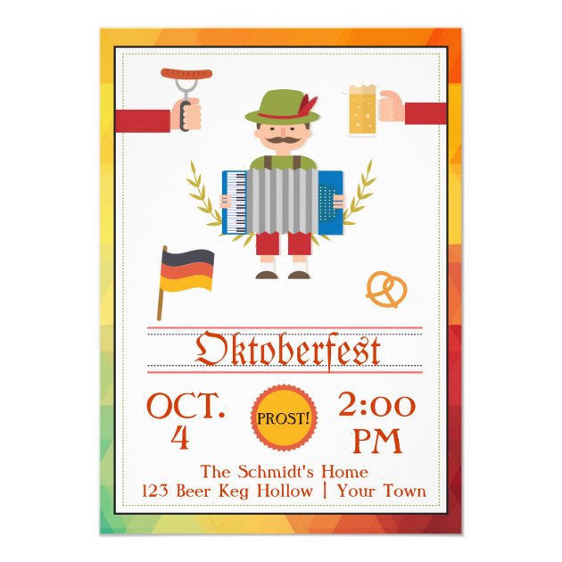 Festive Oktoberfest Invitation