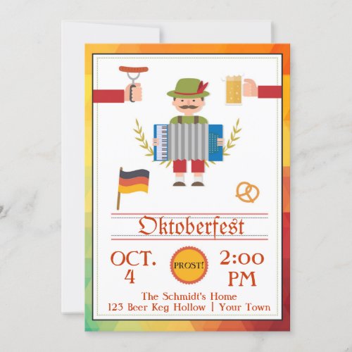 Festive Oktoberfest Invitation