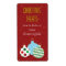 Festive Ornaments Christmas Baking Label
