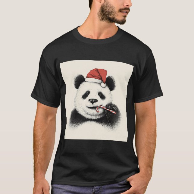 Festive Panda T-Shirt (Front)