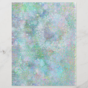 Festive Pastel Design Recycled Scrapbooking Paper