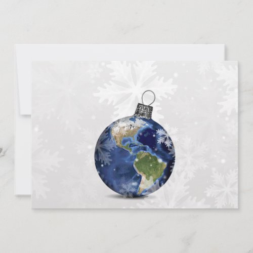 festive Peace on Earth Business holidays card