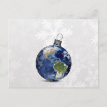 festive Peace on Earth ornament Holiday cards