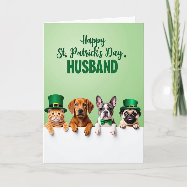 Festive Pets Holiday Card (Front)