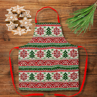 Festive Pine motifs Apron
