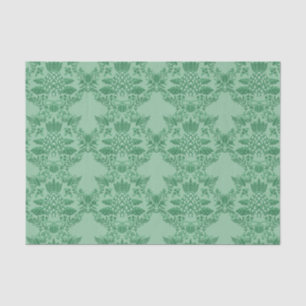 Festive Pineapple Christmas Ornaments Pattern Tissue Paper