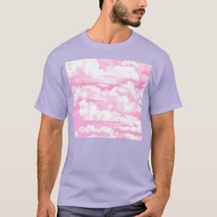 Festive Pink Rose Clouds T-Shirt