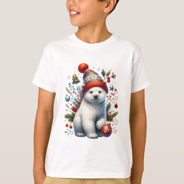 Festive Polar Cub T-Shirt (Front)