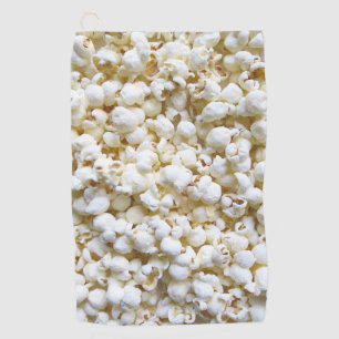 Festive Popcorn Decor on a Golf Towel