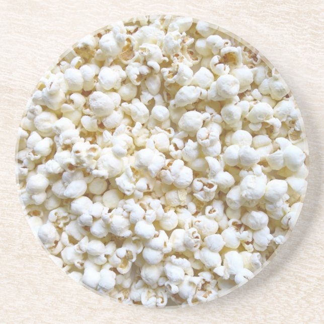 Festive Popcorn Decor Photography Coaster (Front)