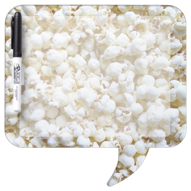 Festive Popcorn Texture Photography Decor Dry-Erase Board (Front)