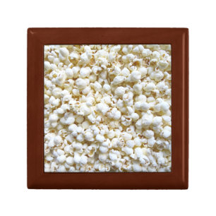 Festive Popcorn Texture Photography Decor Gift Box