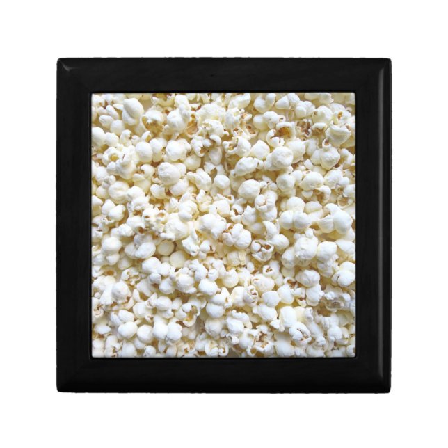 Festive Popcorn Texture Photography Decor Keepsake Box (Front)