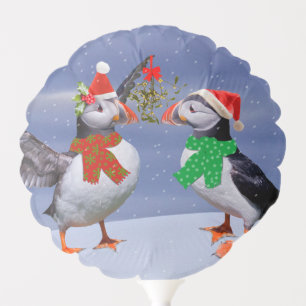 Festive Puffins Balloon