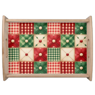 Festive Quilted Serving Tray