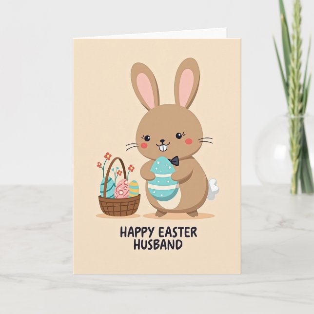 Festive Rabbit Season S Greetings Card (Front)