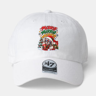 Festive Raccoon Christmas Tree Hot Cocoa Merry 47 Brand Hat