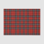  Festive Red and Black Plaid Pattern Christmas  Tissue Paper