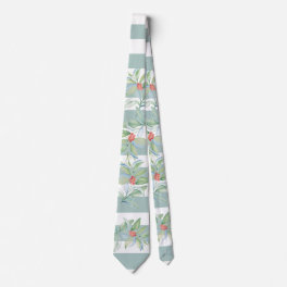 Festive Red and Green Christmas Neck Tie