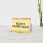 [ Thumbnail: Festive Red and Green "Merry Christmas!" Card ]
