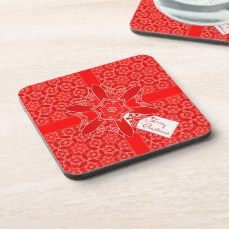 Festive Red Christmas Lace