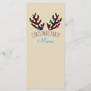 Festive Reindeer Antlers, Christmas Party Menu