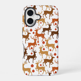 Festive Reindeer Christmas iPhone Case