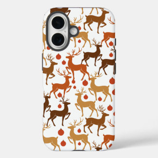 Festive Reindeer Christmas iPhone Case
