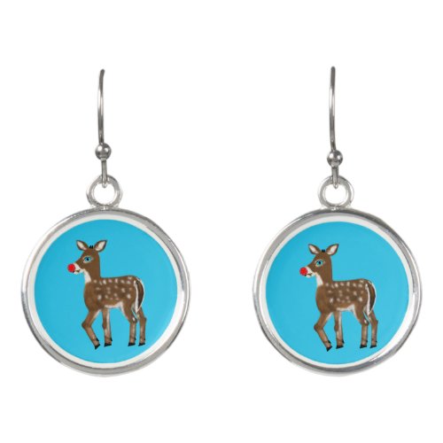 Festive Reindeer Earrings