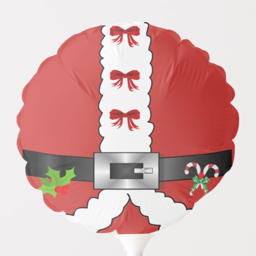 Festive Retro christmas red suit Mrs Claus Balloon