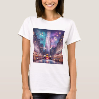 Festive Rockefeller Center NYC T-Shirt