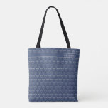 Festive Rustic Hanukkah Menorah Pattern Tote Bag<br><div class="desc">Festive Rustic Hanukkah Menorah Pattern Tote Bag with a cute pattern of festive menorahs on a subtle holiday blue background and space for your name or monogram. Use this adorable tote for all your Hanukkah shopping or give it as a delightful gift!</div>