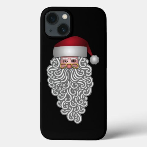 Festive Santa Claus Christmas Holiday iPhone 13 Case