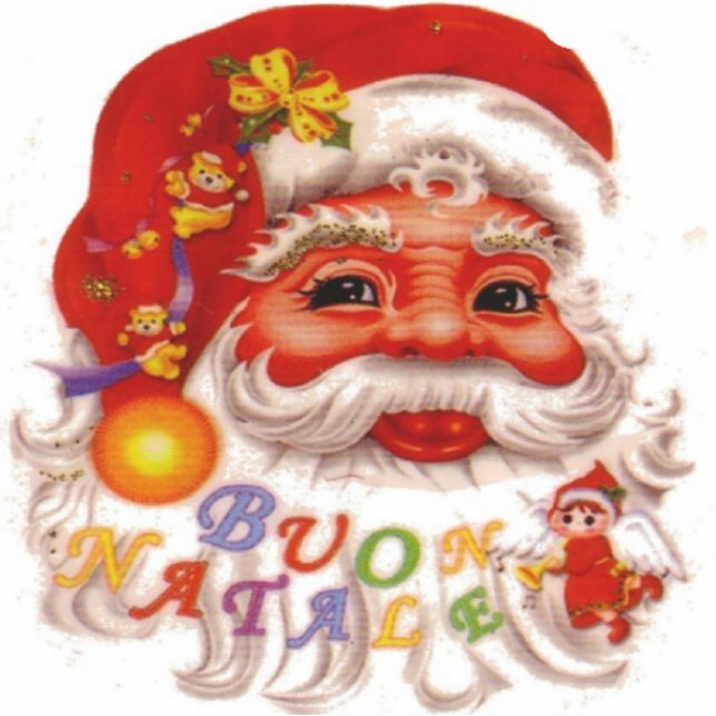 Festive Santa Claus Cutout (Front)