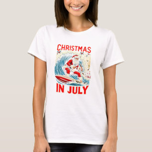 Festive Santa Shirt: White Delight T-Shirt