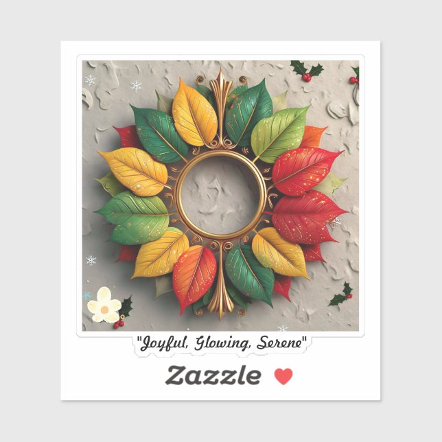 "Festive Seasonal Wonder" Sticker (Sheet)