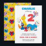 Festive Sesame Street Kids Birthday Party Invitation<br><div class="desc">Celebrate your little one's special day with this adorable Sesame Street-themed birthday party invitation! Featuring beloved characters like Elmo, Big Bird, and Cookie Monster, this vibrant design is perfect for a fun-filled party. Personalize it with your child's name, age, party details, and more to make it truly unique. Whether it's...</div>