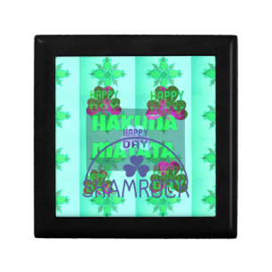 Festive Shamrock Captivating St. Patrick's Floral  Gift Box