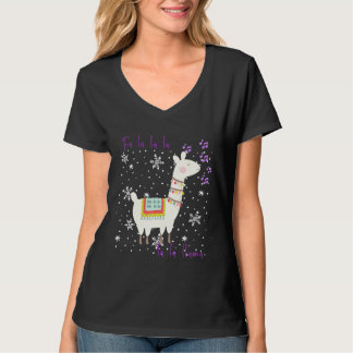 Festive singing Llama T-Shirt