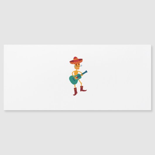 Festive Skeleton Guitar Player (Front)