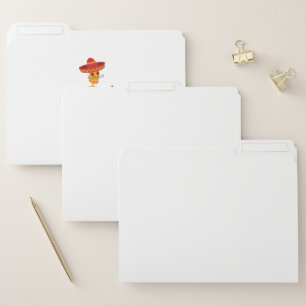 Festive Skeleton Guitar Player File Folder