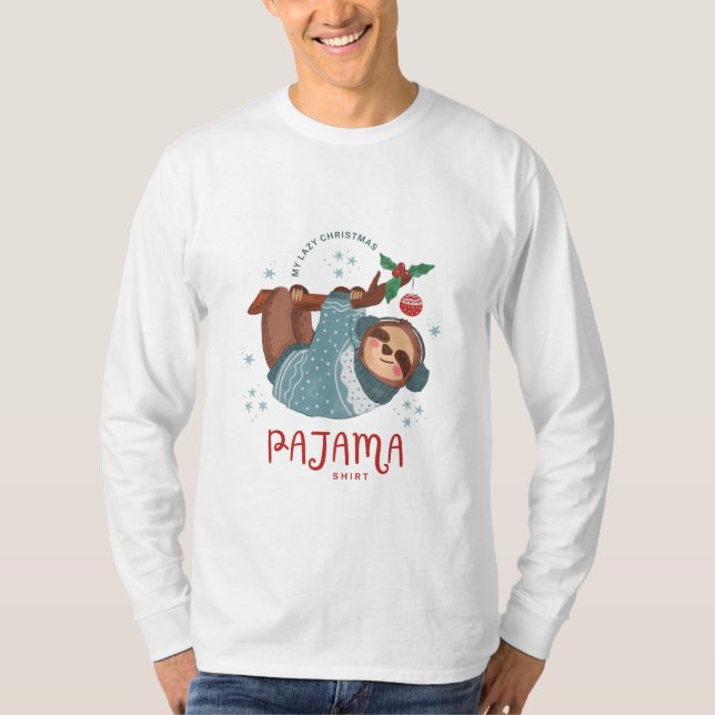 Festive Sloth in Christmas Sweater - Cozy Holiday  (Front)